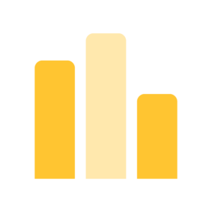 Bar chart icon representing data insights and analytics from isofy's network management dashboard.