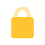 Padlock icon representing advanced network security features.