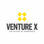 Venture X flexible workspace brand logo.