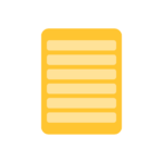 Gear and bar chart icon for configuration and setup