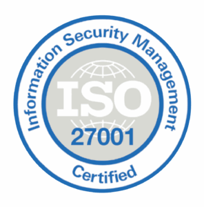 ISO 27001 certification badge icon