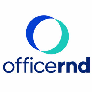 OfficeRnD logo with integration features list