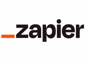 Zapier logo with productivity and collaboration automation features