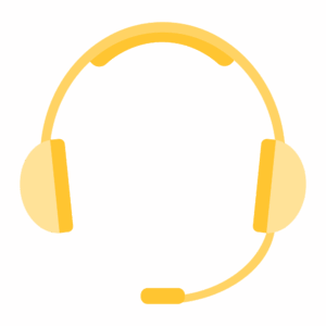 Headset icon representing on-demand network support.